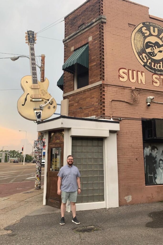 Visiting Sun Studio in Memphis, TN
