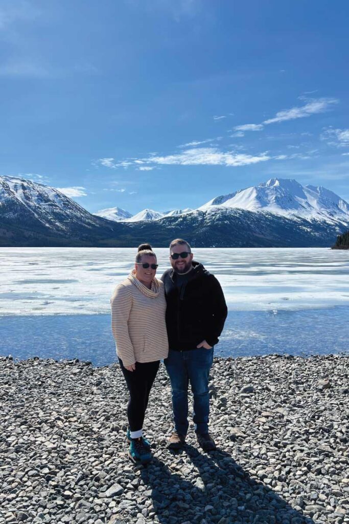 Hannah and Brandon in the Yukon Territory in Canada