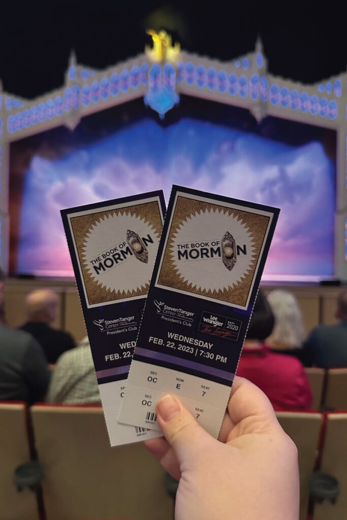 "Book of Mormon" tickets at Tanger Center for the Performing Arts
